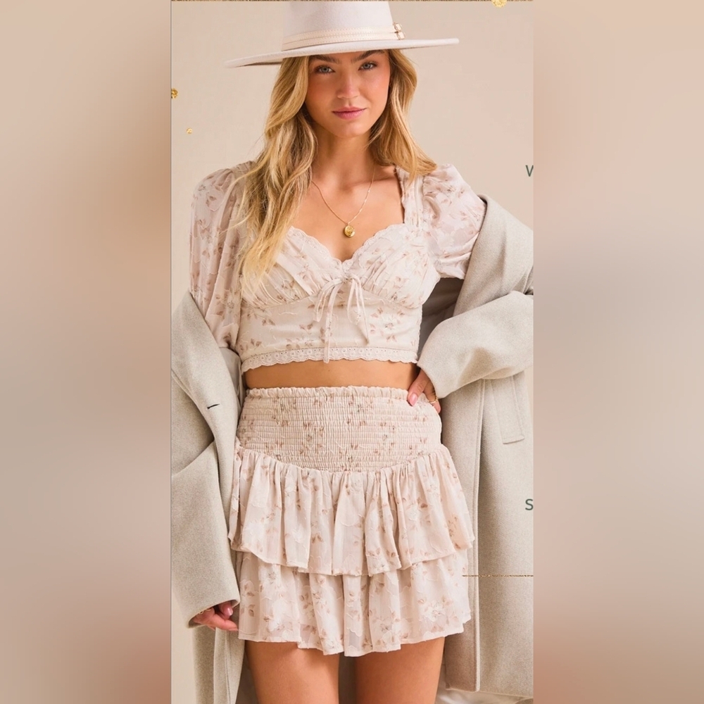 ALTAR'D STATE Adoni Tiered Ruffle Skirt